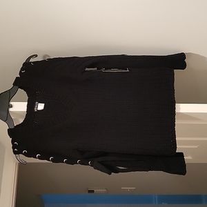 Black V-Neck Sweater